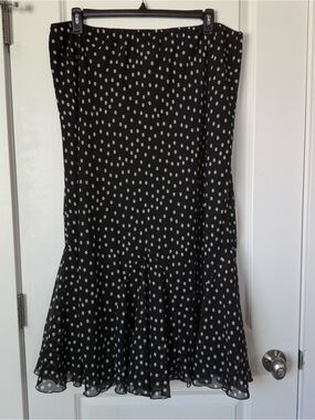 Vintage Chadwicks Womens 22W Polka Dot Maxi Skirt
